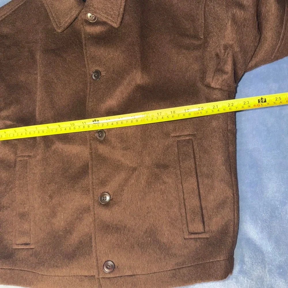 Zara wool-blend buttoned jacket